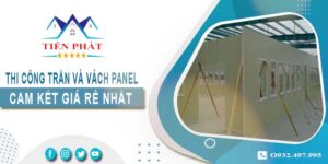 Báo giá thi công trần và vách Panel tại Bình Thạnh -【Giảm 20%】