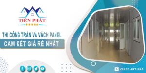 Báo giá thi công trần và vách Panel tại Khánh Hòa -【Giảm 20%】