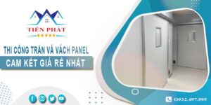 Báo giá thi công trần và vách Panel tại Nha Trang -【Giảm 20%】
