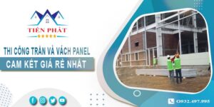 Báo giá thi công trần và vách Panel tại Quận 11 -【Giảm 20%】
