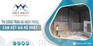 Báo giá thi công trần và vách Panel tại Tân Bình -【Giảm 20%】